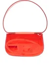 Diesel Bag Made Of Flexible Tpu With A Colorful Jelly-effect Finish In Red