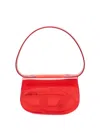 Diesel Bag Made Of Flexible Tpu With A Colorful Jelly-effect Finish In Red