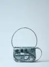 Diesel 1dr Shoulder Bag In Silver