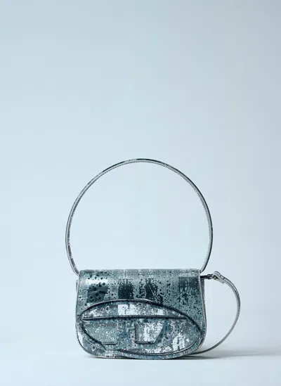 Diesel 1dr Shoulder Bag In Silver