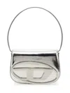 Diesel Luxurious Leather Bag Accessory In Silver