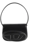 Diesel 1dr Shoulder Bag With Removable Adjustable Strap And Triple Compartment In Black