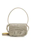 Diesel 1-dr Lurex Shoulder Bag In Gray