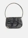 Diesel '1dr' Silver Polyurethane Bag In Silver