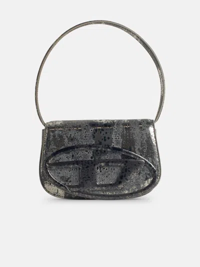 Diesel '1dr' Silver Polyurethane Bag