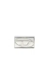 Diesel 1dr Silver Wallet In White