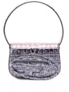 Diesel 1dr Leather Shoulder Bag In Purple