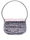Diesel '1dr' Brown Shoulder Bag With Adjustable And Removable Shoulder Strap In Multicolour