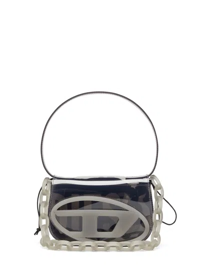Diesel 1dr Tpu Shoulder Bag In Black