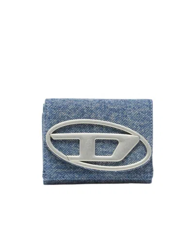 Diesel 1dr Tri Fold Coin Xs Ii Wallet In Blue