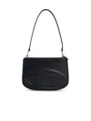 Diesel '1dr Twin' Black Shoulder Bag With Adjustable And Removable Shoulder Strap