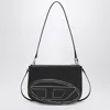 Diesel 1dr Twin Black/silver Shoulder Bag Women In Black