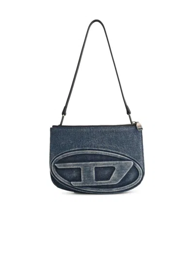 Diesel 1dr Twin' Blue Denim Bag