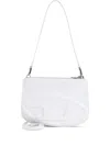 Diesel 1dr Twin Double Pouch Shoulder Bag In White