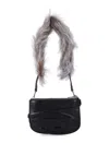 Diesel 1dr Twin Eco Fur Strap In Black