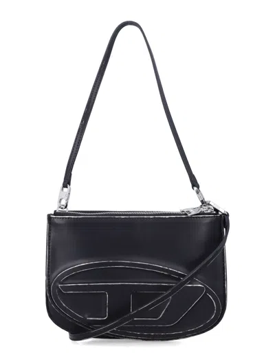 Diesel 1dr Twin Handbag - 14x21.5 Cm In Black