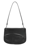 Diesel Womens T8013 1dr Twin Leather Shoulder Bag In Black