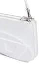Diesel 1dr Twin Leather Shoulder Bag In White