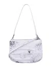 Diesel 1dr Twin Rectangular White Handbag In White