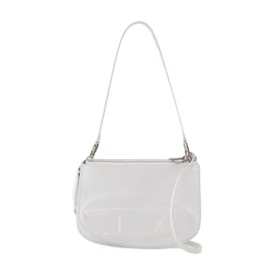 Diesel 1dr Twin Shoulder Bag In White
