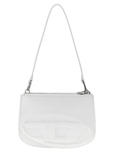 Diesel 1dr Twin Shoulder Bag In White