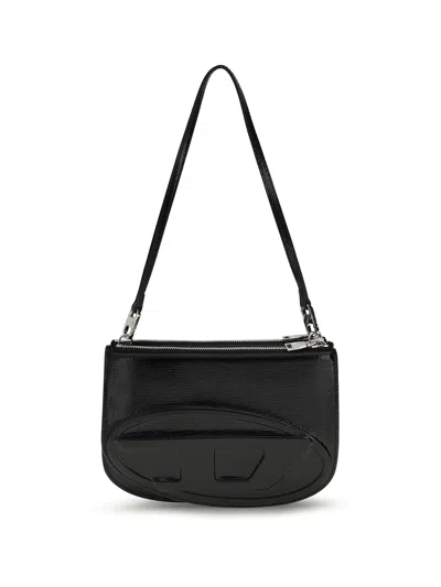 Diesel 1dr Twin Shoulder Bag In Black
