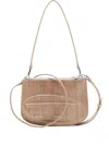 Diesel 1dr Twin Shoulder Bag In Neutrals