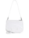 Diesel Women 1dr Twin Leather Shoulder Bag In White