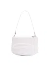 Diesel Adjustable Strap Shoulder Bag In White