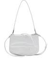 Diesel 1dr Twin Shoulder Bag In White