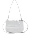 Diesel 1dr Twin Shoulder Bag In White
