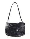 Diesel 1-dr Twin Leather Shoulder Bag In Black