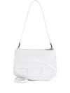Diesel Women 1dr Twin Leather Shoulder Bag In White