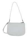 Diesel Womens T1003 1dr Twin Leather Shoulder Bag In White