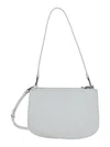 Shop Diesel '1dr Twin' White Shoulder Bag With Adjustable And Removable Shoulder Strap