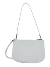 Diesel Womens T1003 1dr Twin Leather Shoulder Bag In White