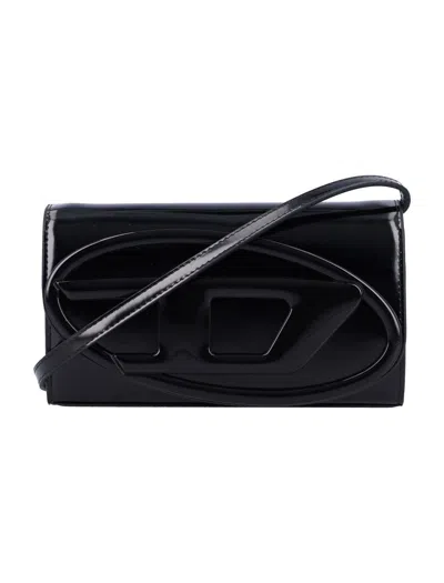 Diesel 1dr Wallet Strap In Black