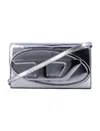 Diesel 1dr Wallet Strap In Silver