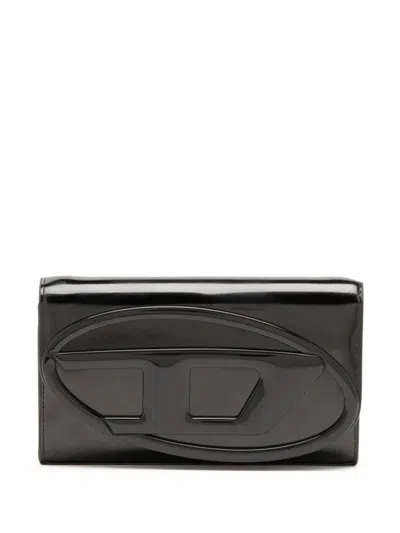 Diesel 1dr Wallet Strap Wallet In Black