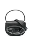 Diesel Handle Mini Leather Cross-body Bag In Black