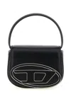 Diesel Mini Leather Handbag In Black