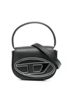 Diesel Handle Mini Leather Cross-body Bag In Black
