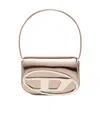 Diesel Metallic Cross Body Bag In Nude