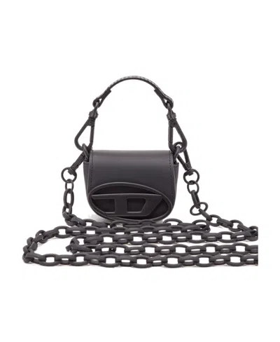 Diesel 1dr Xxs Crossbody Bag In Black