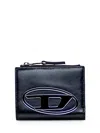 Diesel 1dr Zip Li Bi-fold Wallet In Black
