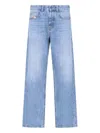 Diesel "2001 D-macro 09i29" Straight Jeans In Light Blue