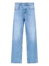 Diesel "2001 D-macro 09i29" Straight Jeans In Light Blue