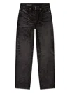 Diesel 1980 Five-pocket Trousers Featuring Belt Loops In Black