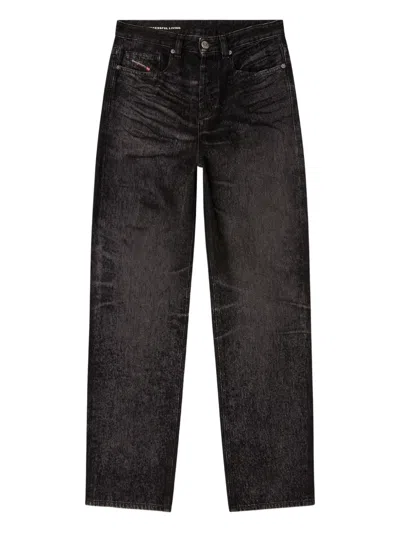 Diesel Relaxed Jeans 2001 D-macro 007db In Black