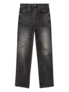 Diesel Gray Relaxed 2001 D-macro Jeans In Black